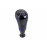 Ручка КПП Sal-Man с черной лаковой вставкой и рамкой, пыльником и синей строчкой под тросовый привод КПП для Приора 2