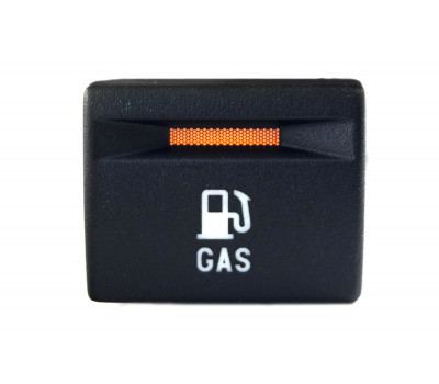Кнопка GAS с зеленой подсветкой и оранжевой индикацией в автомобили с газобаллонным оборудованием для Лада Приора, Калина 2, Гранта