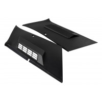 Черные жесткие облицовки задних стоек для ВАЗ 2105, 2107