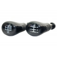 Ручки КПП и раздаточной коробки (РК) в стиле Весты с черной лаковой вставкой для Шевроле Нива, Нива Тревел