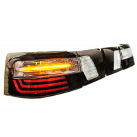 Задние тонированные фонари клюшки с динамическим повторителем для ВАЗ 2110 Задние тонированные фонари клюшки с динамическим повторителем для ВАЗ 2110