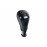 Ручка КПП с пыльником Sal-Man в стиле Весты с черной строчкой и черной вставкой для Приора с кулисой (прямоугольный шток)