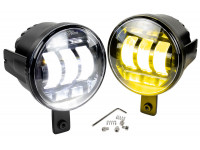 Двухцветные светодиодные ПТФ Sal-Man 50W 3 линзы для Hyundai ix35, Tucson 2 Двухцветные светодиодные ПТФ Sal-Man 50W 3 линзы для Hyundai ix35, Tucson 2