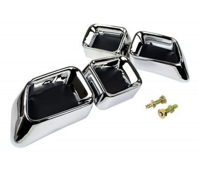 Заглушки в стиле двойного выхлопа Sal-Man AMG стайл (муляж вместо катафотов) для Приора 2