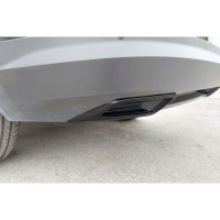 Имитация двойного выхлопа с черным лаковым обрамлением для Skoda Kodiaq Имитация двойного выхлопа с черным лаковым обрамлением для Skoda Kodiaq