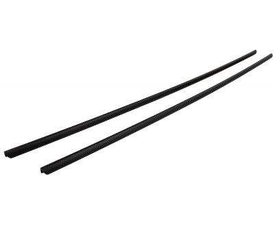 Универсальные окантовки ветрового окна боковые (водосток) L840 мм со скотчем фирмы 3М