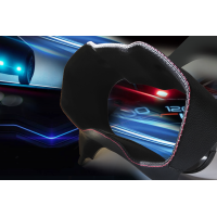 Щиток c отделкой из экокожи с красной прострочкой для комбинации приборов Гранта Gamma (Ferrum Group) Щиток c отделкой из экокожи с красной прострочкой для комбинации приборов Гранта Gamma (Ferrum Group)