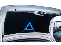 Ворсовая обивка крышки багажника с синим аварийным знаком для Гранта FL седан