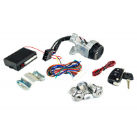 Активный выкидной ключ в стиле Ауди и набором сигнализации Smart Lock с адаптированным замком зажигания для Приора