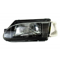 Блок фара Black левая с белым поворотником для ВАЗ 2113, 2114, 2115