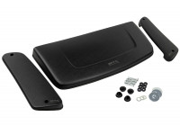 Комплект черных накладок капота и боковых стоек Аэроэффект для Лада 4х4, Нива Легенд