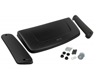 Комплект черных накладок капота и боковых стоек Аэроэффект для Лада 4х4, Нива Легенд