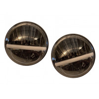 Фары светодиодные 7 дюймов 1с диодной линией для ВАЗ 2101, 2102, Лада 4х4, Нива Легенд