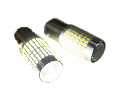 Светодиодные лампы заднего хода Clim Art T25 с цоколем Р21W (144 светодиода) 5000K для Лада и иномарок