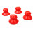 Комплект красных силиконовых колпачков концевиков дверей A-SPORT для Калина, Калина 2, Гранта, Гранта FL, Приора, Веста, Датсун