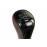 Ручка КПП Sal-Man в стиле Весты с черной вставкой и пыльником с красной строчкой для ВАЗ 2110-2112 с кулисой
