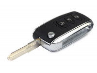 Выкидной ключ зажигания с чипом в стиле Бентли под замок Рено для Гранта FL 2018-2023 года