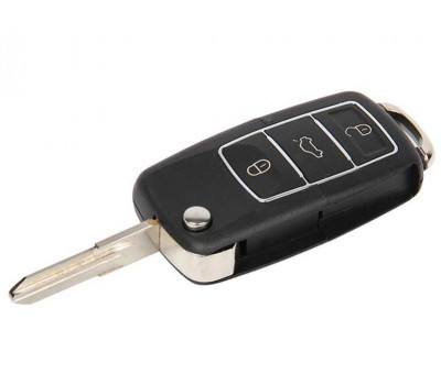 Выкидной ключ зажигания без платы в стиле Фольксваген Люкс на 3 кнопки под замок Рено для Гранта FL 2018-2023 года