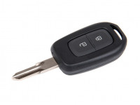 Ключ замка зажигания HITAG 3 PCF 7961 с 2 кнопками с чипом логотипом хром для Рено Логан 2
