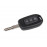 Ключ замка зажигания с хром логотипом и чипом HITAG 3 PCF 7961 на 3 кнопки с автозапуском для Рено Логан 2