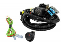 Комплект проводки подключения противотуманных фар Cargen с универсальной кнопкой для Иксрей, Веста Комплект проводки подключения противотуманных фар Cargen с универсальной кнопкой для Иксрей, Веста