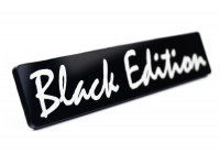 Черная глянцевая эмблема (шильдик) Black Edition на скотче