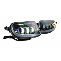 Диодные ПТФ Sal-Man 50W 6000К 3 линзы для Мерседес Бенц C, CLK, E
