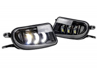 Диодные ПТФ Sal-Man 50W 6000К 3 линзы для Мерседес Бенц C, CLK, E Диодные ПТФ Sal-Man 50W 6000К 3 линзы для Мерседес Бенц C, CLK, E