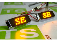 LED повторители поворотника Sal-Man хром с надписью SE на ВАЗ 2108-21099, 2110-2112, 2113-2115, Калина, Приора, Гранта
