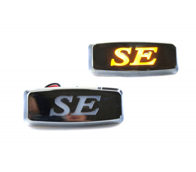 LED повторители поворотника Sal-Man хром с надписью SE для ВАЗ 2108-21099, 2110-2112, 2113-2115, Калина, Приора, Гранта