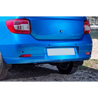 Светодиодные катафоты заднего бампера двухрежимные (стоп и габарит) для Рено Логан 2 с 2012 года