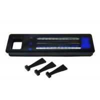 Панель блока управления отопителем с синей диодной подсветкой для ВАЗ 2107 Панель блока управления отопителем с синей диодной подсветкой для ВАЗ 2107