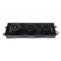 Тюнинг-панель блока управления отопителем с белой диодной подсветкой под кондиционер Halla для Приора