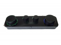 Тюнинг-панель блока управления отопителем с зеленой диодной подсветкой для ГАЗ Газель Бизнес, Валдай 
