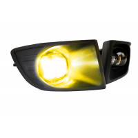 Двухцветные диодные ПТФ Sal-Man 2 линзы (3000 и 6000К) для Land Cruiser Prado 120 2002-2009 года