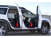 Накладки в проемы передних и задних дверей КАРТ для Рено Дастер до 2015 года, Nissan Terrano
