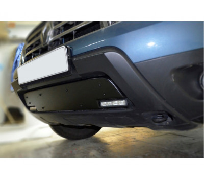 Зимняя заглушка 1 КАРТ ДХО низ для Renault Duster до 2015 года