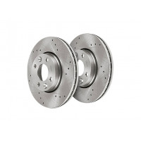 Вентилируемые передние тормозные диски HOFER R15 с перфорацией (без насечек) для Веста, Иксрей, Ларгус, Renault Logan, Sandero, Megane, Clio, Nissan Micra, Note, Tiida Вентилируемые передние тормозные диски HOFER R15 с перфорацией (без насечек) для Веста, Иксрей, Ларгус, Renault Logan, Sandero, Megane, Clio, Nissan Micra, Note, Tiida