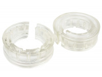 Полиуретановые межвитковые проставки 2шт в пружины (автобафер) прозрачные для Лада, Рено, Датсун, Шевроле