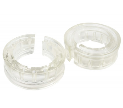 Полиуретановые межвитковые проставки 2шт в пружины (автобафер) прозрачные для Лада, Рено, Датсун, Шевроле