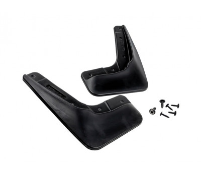 Комплект передних полиуретановых брызговиков Rezkon для Калина 2, Гранта, Гранта FL, Датсун