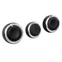 Металлические ручки регулировки блока отопителя с хром кольцом для Гранта, Гранта FL, Калина, Калина 2, Датсун Металлические ручки регулировки блока отопителя с хром кольцом для Гранта, Гранта FL, Калина, Калина 2, Датсун