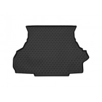 Полиуретановый коврик Rezkon с узором Ромб в багажник для ВАЗ 21099