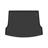 Полиуретановый коврик Rezkon с узором Ромб в багажник для 5-местных Ларгус, Ларгус FL