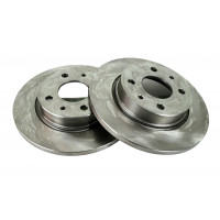 Комплект оригинальных невентилируемых передних тормозных дисков R13 без насечек и перфорации для ВАЗ 2113-2115, 2108-21099 Комплект оригинальных невентилируемых передних тормозных дисков R13 без насечек и перфорации для ВАЗ 2113-2115, 2108-21099