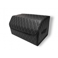 Сумка-органайзер ArmAuto ECO500 с фиксаторами из экокожи с белой строчкой