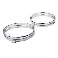 Комплект хром ободков фар для Лада 4х4, Нива Легенд Комплект хром ободков фар для Лада 4х4, Нива Легенд