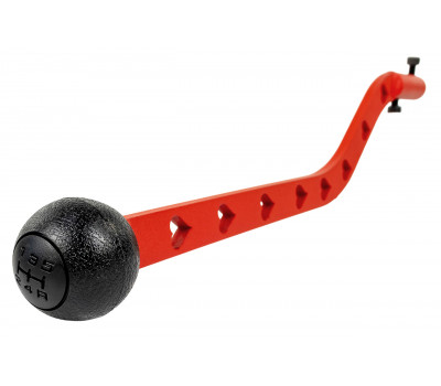 Ручка КПП удлиненная красная GTS Черви для ВАЗ 2101-2107, Нива 4х4