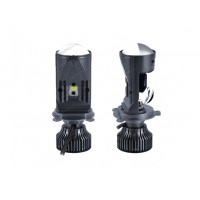 Комплект светодиодных ламп головного света MINI линза M5-H4 12-30v для Ларгус, Гранта, ВАЗ 2113-2115, 2108-21099, 2101-2107, Лада 4х4 (Нива)