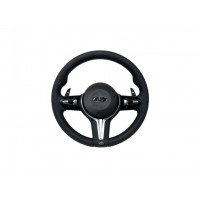 Анатомический руль в стиле M4 в экокоже с муляжом подушки безопасности и черными лаковыми вставками для Гранта, Гранта FL, Приора, Калина, Калина 2, ВАЗ 2110-2112 с европанелью, Нива Тревел, Шевроле Нива Анатомический руль в стиле M4 в экокоже с муляжом подушки безопасности и черными лаковыми вставками для Гранта, Гранта FL, Приора, Калина, Калина 2, ВАЗ 2110-2112 с европанелью, Нива Тревел, Шевроле Нива